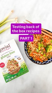Trying out a new series where I make the recipe on the back of the package and rate it so you know if it’s worth making. First up: @jovialfoods gluten-free fried rice recipe, found on the back of the gluten-free orzo box. I thought this would be a sticky mess but it wasn’t. It was so good and the family requested it again! Rating: A Deets: Found the orzo in my January @lovemeglutenfree box. 📦 | Good For You Gluten Free