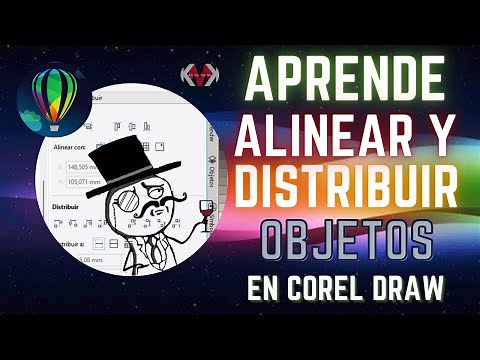 ALINEAR Y DISTRIBUIR OBJETOS EN COREL DRAW