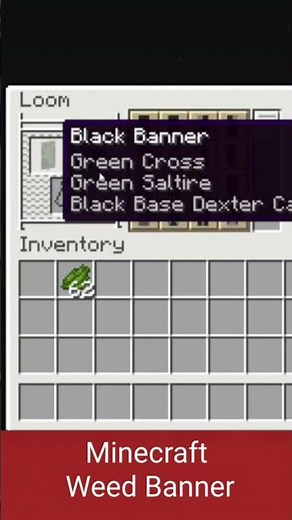 How to make Minecraft Weed banner