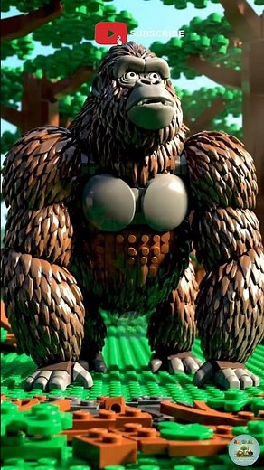 LEGO Gorilla The Most Powerful Ever 🦍 Jungle Beast Build #anybricks