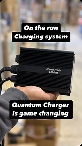 Never find yourself without power! These Quantum chargers will take extra power coming into your Cranking Lithium Battery and recharge your 12 24 or 36 volt Lithium! This charger is a life saver out on the water! #lithium #charger #boat #fyp | Monster Marine Lithium Batteries