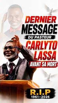 The death of Pastor Carlito Lassa: Here is his final message