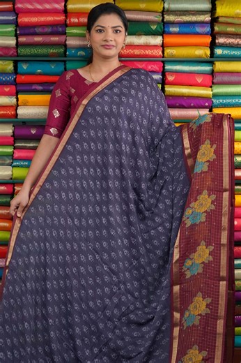 R K Collections | Jute Georgette Mangalagiri Checks Border Sarees @rkcollections.sarees Price: 640/- Product Code:RKIG17825 Product Code:RKIG17826 Product... | Instagram