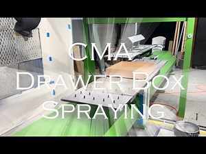 CMA Drawer Box Robotic Spraying