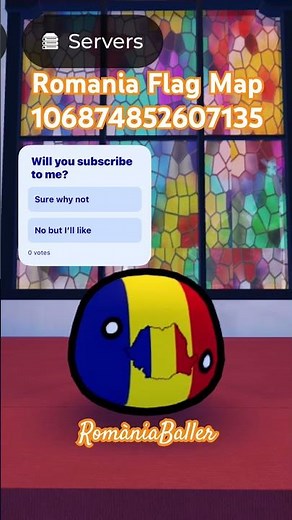 #romàniaballer #roblox #countryball world Romania Flag Map id.