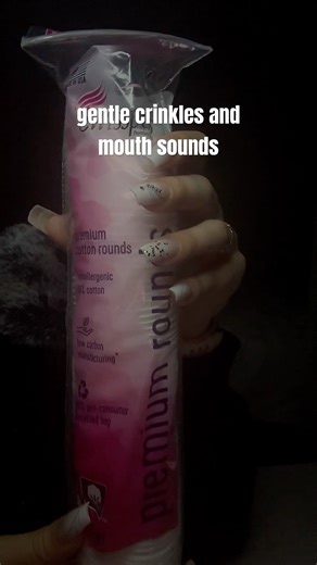 slow asmr gentle crinkles with mouth sounds #asmrsounds #slowasmr #crinkleasmr #mouthsounds #relax