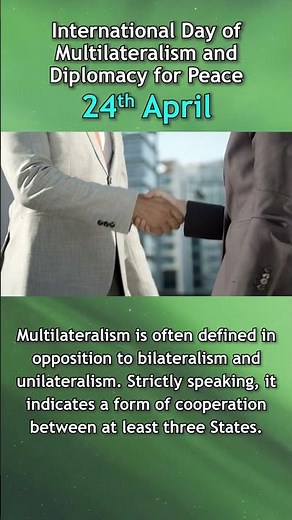 International Day of Multilateralism and Diplomacy for Peace #multilateralism