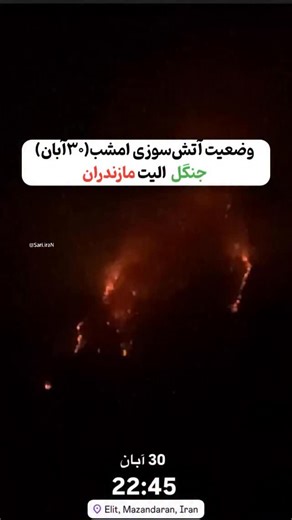 ‎sariiran | صفحه اصلی ساری ایران‎ on Instagram‎: "وضعیت جنگل الیت جمعه ۳۰آبان #الیت #جنگل #مازندران"‎