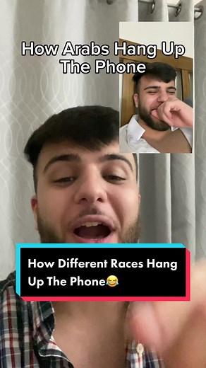 How Different Races Hang Up The Phone 😂 #arab #funny #fyp