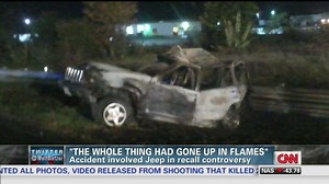 Witness: Whole Jeep went up in flames | CNN