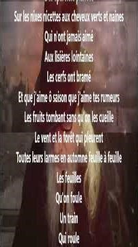 Automne malade - Guillaume Apollinaire lu par Yvon Jean