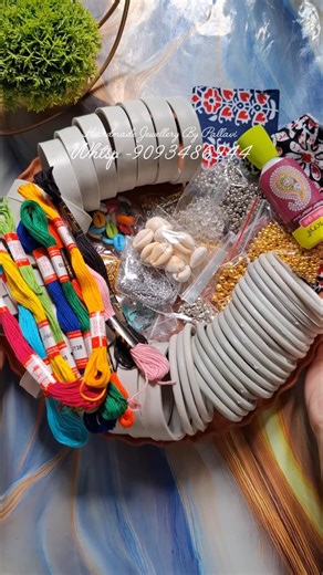 মেকিং কম্বোতে কি কি পাবে ✨#new #diy #jewellerycraft #handmadejewelry #making #combo #rawmaterial