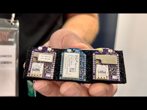 Live demo of Next Gen XBEE modules that offer compact, flexible cellular connectivity for IoT