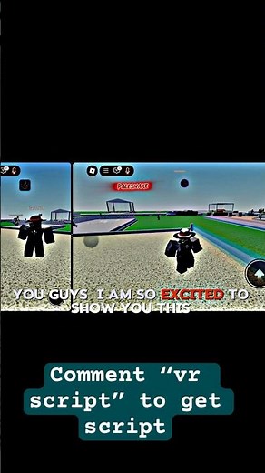 Fake Roblox VR Script 😎 #roblox #scripts #fescripts #shorts