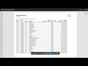 Annual Inventory Counting with Phys Inventory Journal - Microsoft Dynamics 365 Business Central