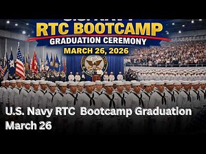 LIVE!! U.S. Navy RTC Bootcamp Graduation Ceremony March 26, 2026
