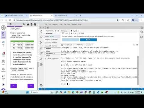 IBM Data Engineering Capstone Project - First Modul OLTP Database