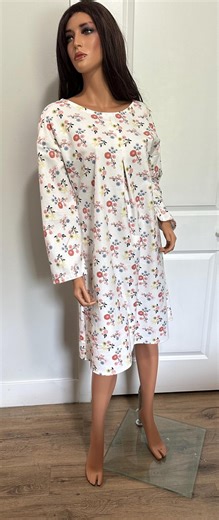 Cotton Flannel Nightgown - Etsy