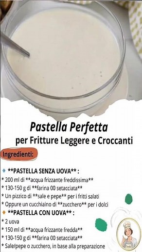 Mai più fritto molle ‼️ Pastella Perfetta ✨ The Secret to Crispy #italianfood #shorts