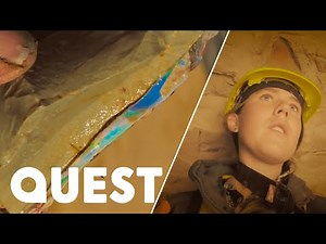 The Misfits Find $10,000 Worth Of Crystal Opal Down A Dangerous Tunnel! | Outback Opal Hunters