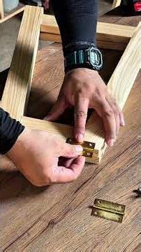 Make a simple, unique and strong folding chair #woodworking #wood #diy