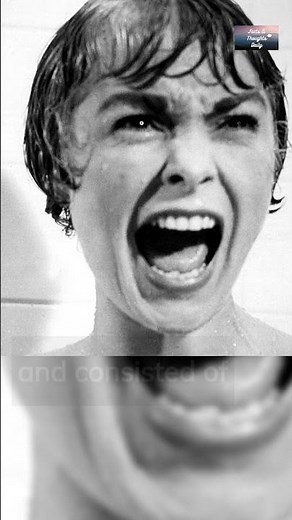The Making of the Iconic Shower Scene in Psycho! 🎥 #Psycho #AlfredHitchcock #HorrorMovies #shorts