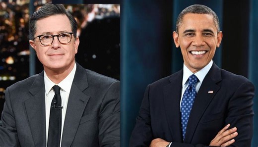 Stephen Colbert announces Barak Obama interview before he bids farewell to show