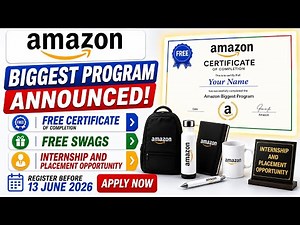 Amazon Biggest Program Launched 🔥| Amazon ML Summer School 2026