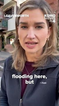 Leavenworth in the dark after storms