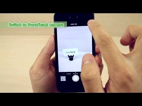 How to use the camera or camcorder on Apple iPhone 5S