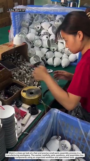 How Small Parts Are Assembled So Efficiently | Satisfying Manufacturing Process