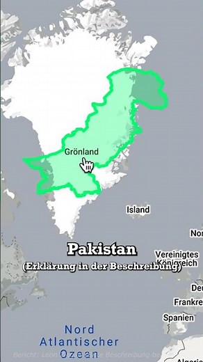 Die wahre Größe von Pakistan 🇵🇰 #shorts