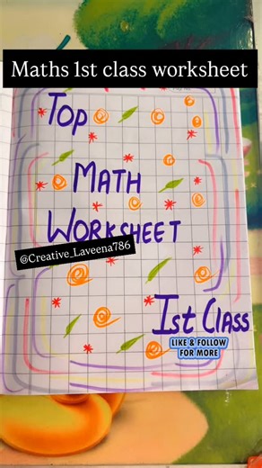 Lavi Shenu tanishka naira❤️ on Instagram: "Top maths 1st class worksheet available 👍🏻 • • • • All types of pdf and book available coloured and black Pre-nursery,nursery,LKG,ukg For more update follow my Instagram page @Creative_Laveena786 and WhatsApp me on 6284043324 • • • • • #followmeformoreposts #followmeformoreupdates❤️ #reelsinstagram #followforfollowback #prenurserykids #lkgactivities"
