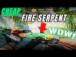 CS2 AK-47 Cartel Fire Serpent craft (needed stickers in desc!)