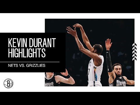 Kevin Durant Highlights | Brooklyn Nets vs. Memphis Grizzlies | 11.20.22