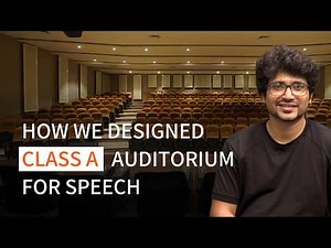 Class A Auditorium Walkthrough: Acoustics & AV Setup | IEC 60268-16
