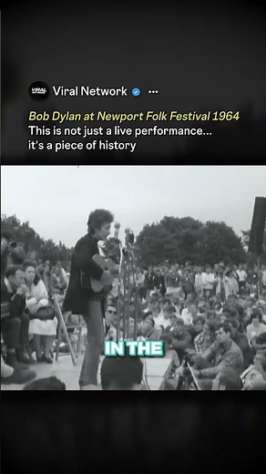 The Performance That Made Bob Dylan a Legend 🎸 #shorts