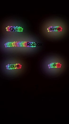 Creative Text Animation in Roblox Video