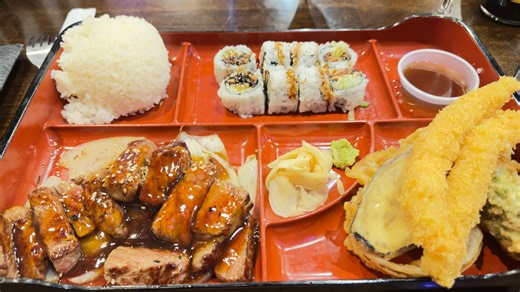 Florida Japanese sushi, hibachi, bento box restaurant checks all boxes