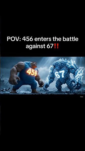 67 vs 456 meme #67 #456 #meme #trending #viral #funny #tuff #squidgames #ai