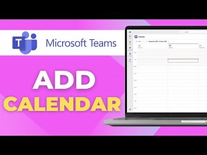 How to Add a Calendar in Microsoft Teams