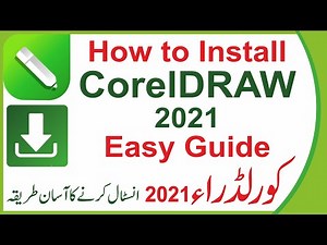 CorelDRAW 2021 Installation Step-By-Step | مکمل انسٹالیشن گائیڈ اردو / ہندی میں | #designer#design