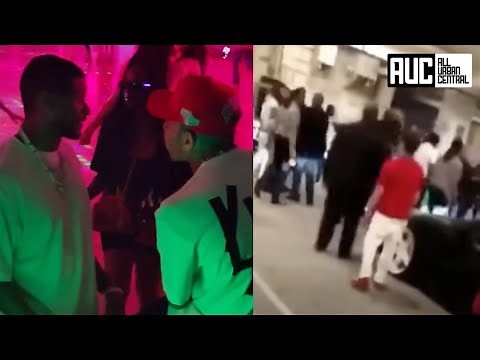 Chris Brown Usher Fight At Bday Party Over Teyana Taylor