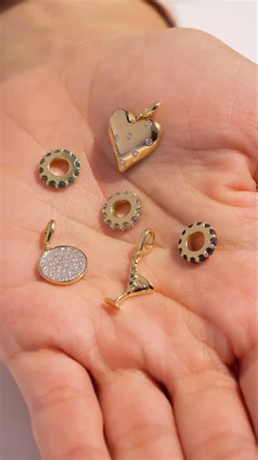 Stuller, Inc. | Mix, match, and make it yours ✨ Stack, layer, and mix charms with birthstones, initials, and shapes for a personalized look. Comment... | Instagram