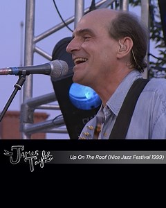 James Taylor on Instagram: "From the archives: James performing "Up on the Roof" at the Nice Jazz Festival in 1999. The full performance is now on James's Official YouTube channel. Click the link in bio to watch! #JT #JamesTaylor #UpOnTheRoof #NiceJazzFestival #1999 #LiveMusic"