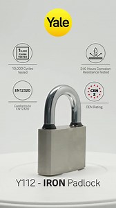 16 reactions | Yale Iron disc padlock for all security needs | Yale Home India | Facebook
