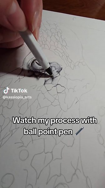 Creating Stunning Octopus Art with Ballpoint Pen