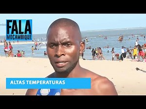 Altas temperaturas em Maputo: Vaga de calor leva milhares às praias da cidade ‪@PortalFM24‬