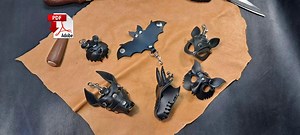 Leather Keychain Template Animal Key Fob Pattern - Etsy