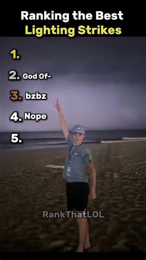 Ranking Top 5 Lightning strikes Caught on Camera⚡
